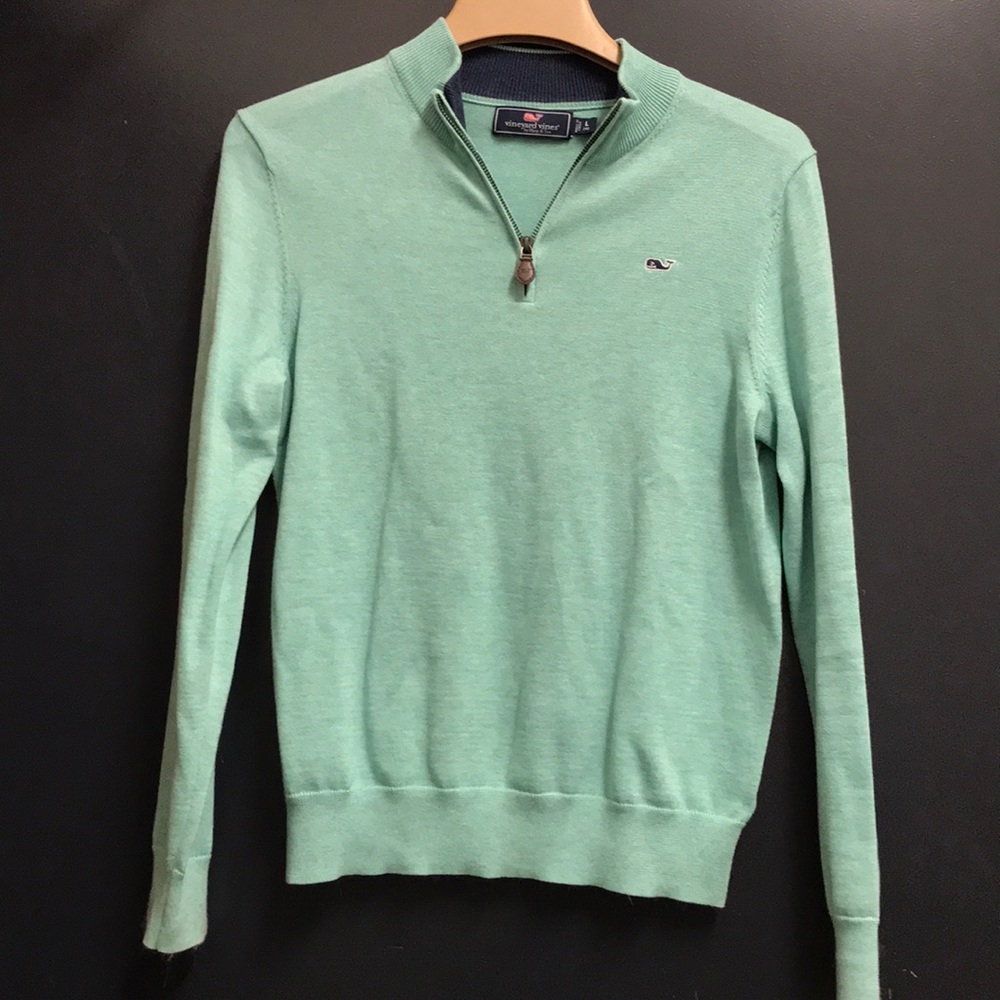 Vineyard Vines 1/4 zip pullover sweater size L